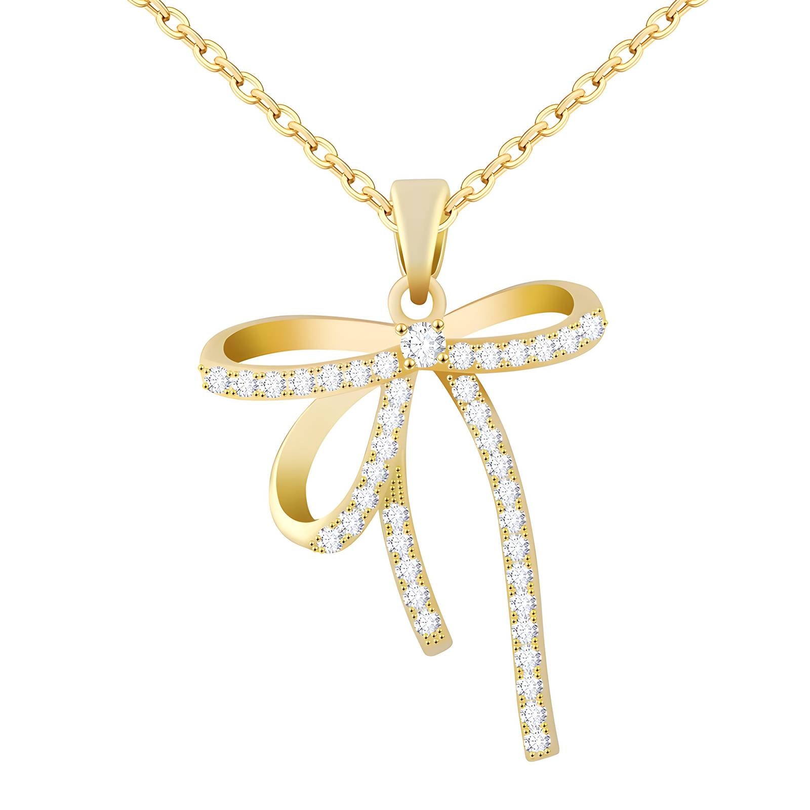 Necklace, 18K Gold Plated Steel